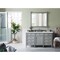 James Martin Vanities Brittany 60in Single Vanity, Urban Gray w/ 3 CM Ethereal Noctis Quartz Top 650-V60S-UGR-3ENC - alternate 4